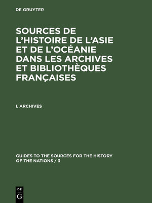 cover image of Archives